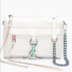 Like New Rebecca Minkoff Mini Mac Crossbody Iridescent EUC